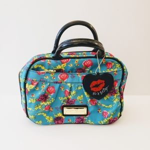 Betsey Johnson Barrel Bag Double Handle makeup bag